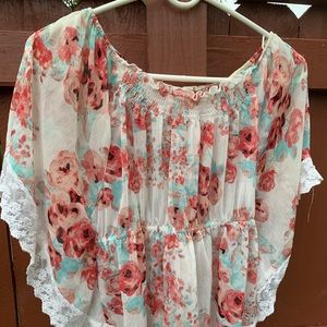 Floral Off the Shoulder Top